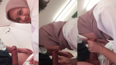 Hijab Coklat Dapet Kontol Gede Langsung Disepong